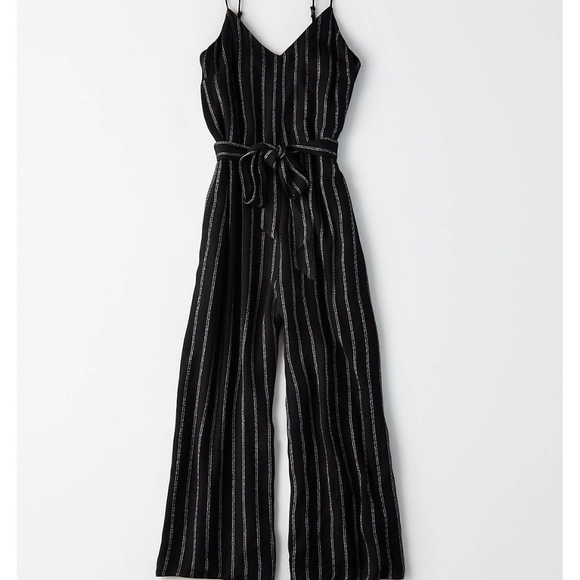 ae easy striped jumpsuit